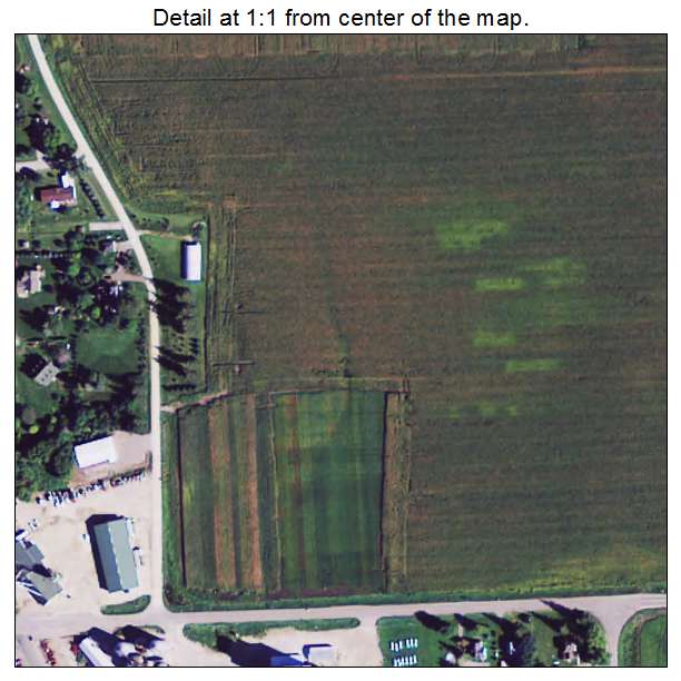 Nerstrand, Minnesota aerial imagery detail