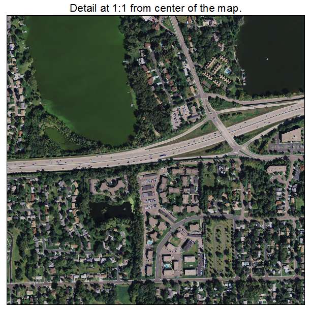 New Brighton, Minnesota aerial imagery detail