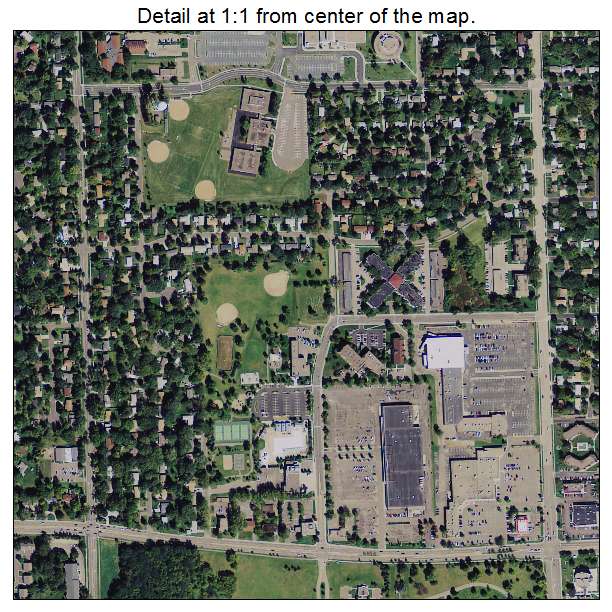 New Hope, Minnesota aerial imagery detail