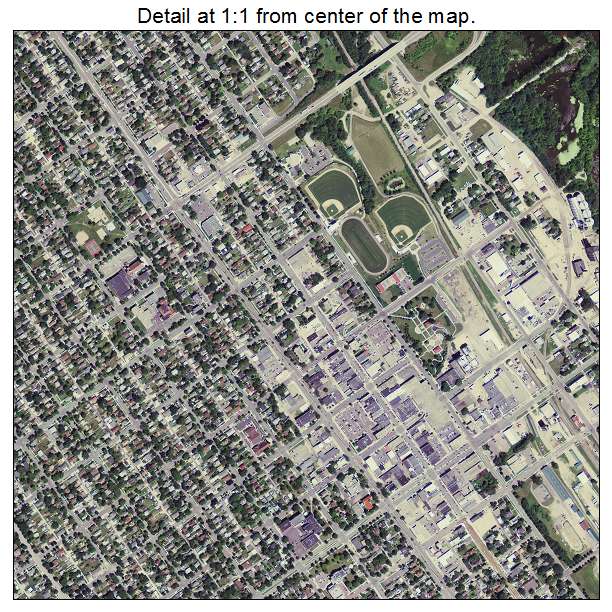 New Ulm, Minnesota aerial imagery detail