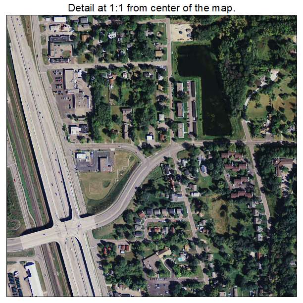 Newport, Minnesota aerial imagery detail