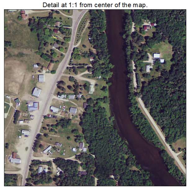 Nimrod, Minnesota aerial imagery detail