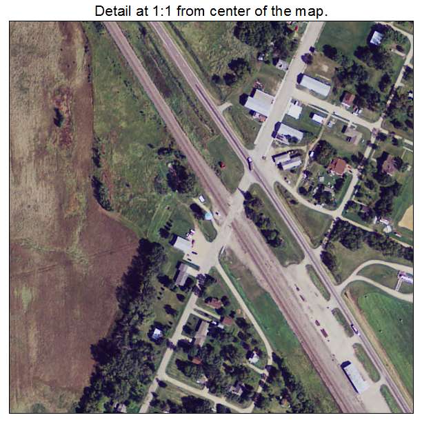 Norcross, Minnesota aerial imagery detail