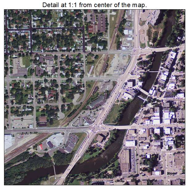 Northfield, Minnesota aerial imagery detail