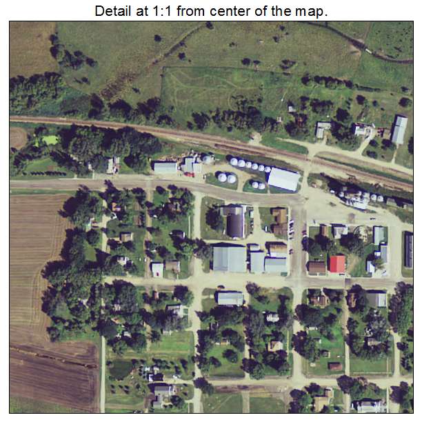 Odessa, Minnesota aerial imagery detail