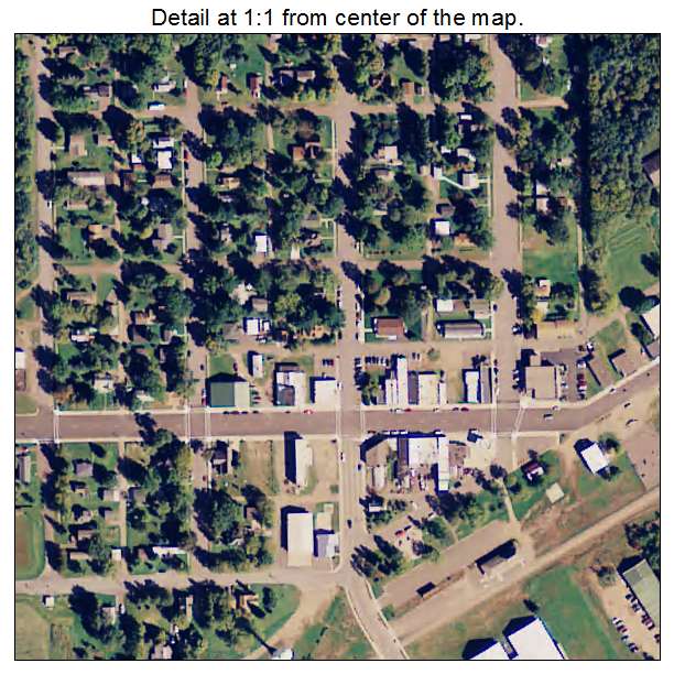 Onamia, Minnesota aerial imagery detail