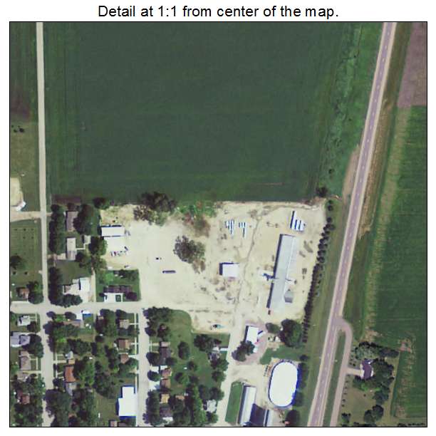 Ormsby, Minnesota aerial imagery detail