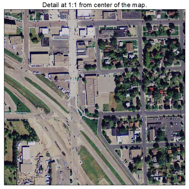 Osseo, Minnesota aerial imagery detail