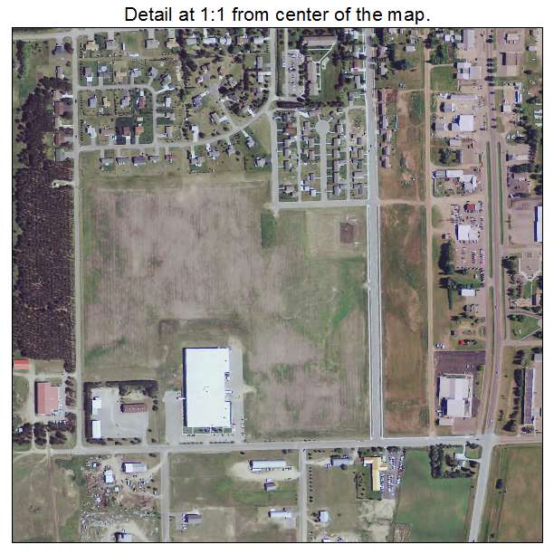 Park Rapids, Minnesota aerial imagery detail