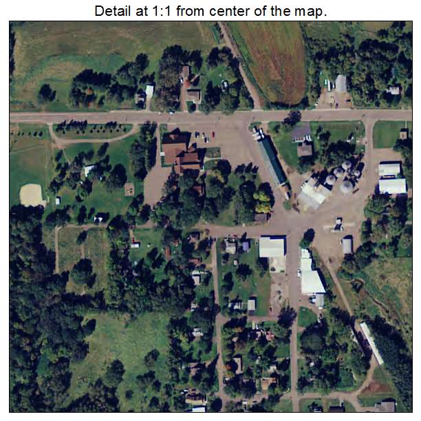Pease, Minnesota aerial imagery detail