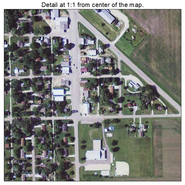 Pemberton, Minnesota aerial imagery detail