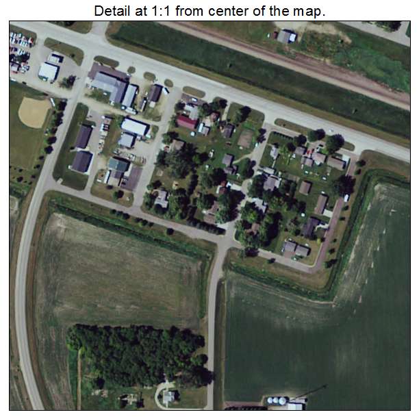 Pennock, Minnesota aerial imagery detail