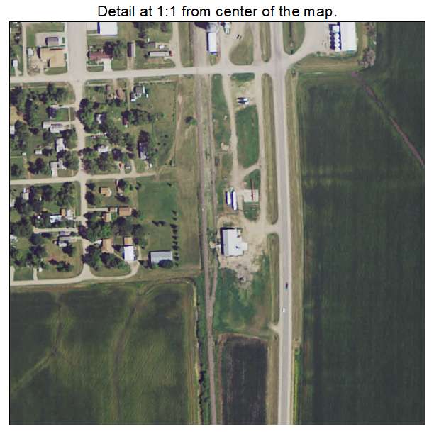 Perley, Minnesota aerial imagery detail