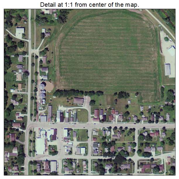 Peterson, Minnesota aerial imagery detail