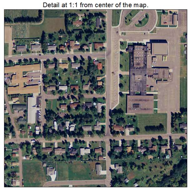 Pierz, Minnesota aerial imagery detail