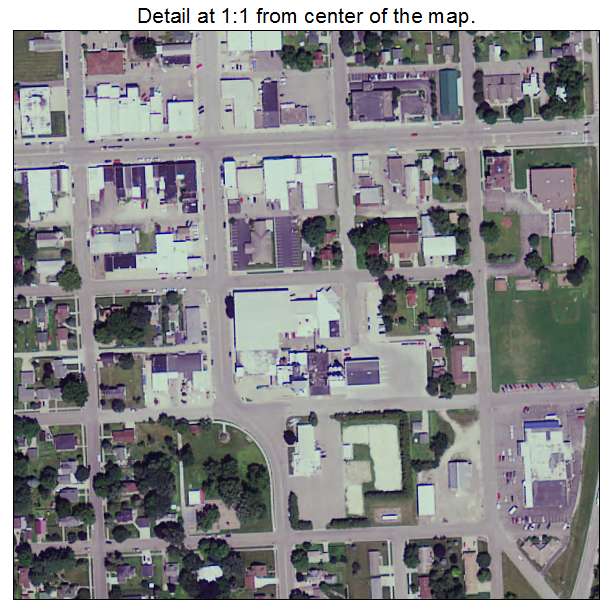Plainview, Minnesota aerial imagery detail