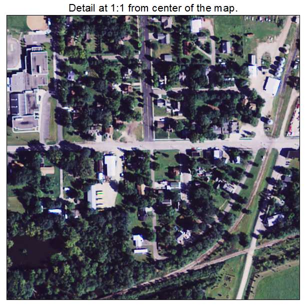 Randolph, Minnesota aerial imagery detail