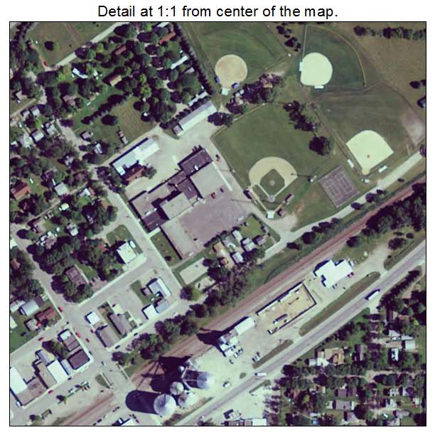 Raymond, Minnesota aerial imagery detail