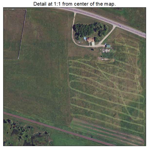 Regal, Minnesota aerial imagery detail