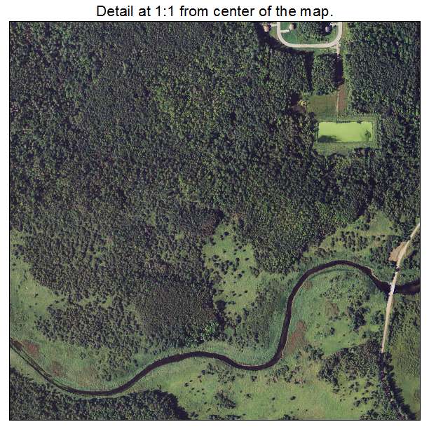 Rice Lake, Minnesota aerial imagery detail