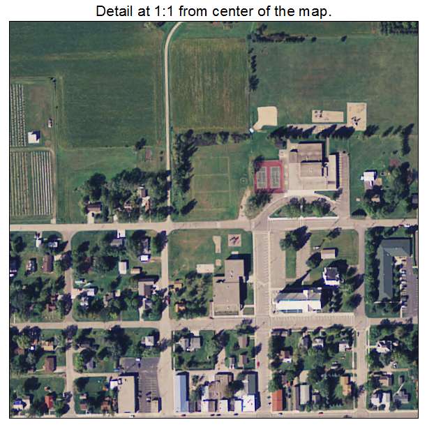 Richmond, Minnesota aerial imagery detail