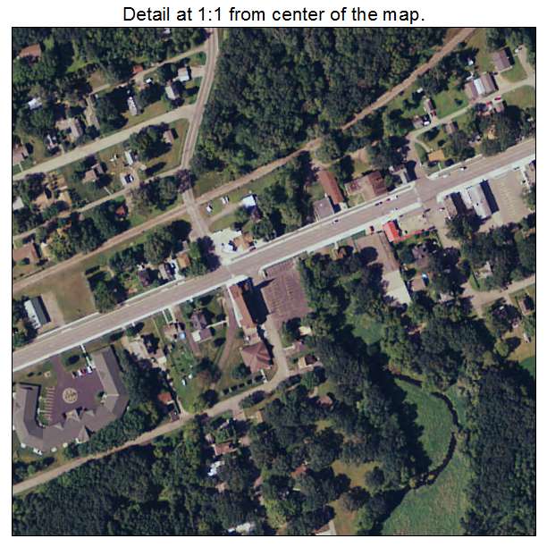 Rockville, Minnesota aerial imagery detail