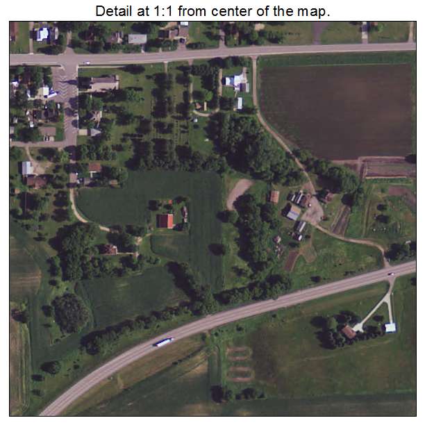 Roscoe, Minnesota aerial imagery detail