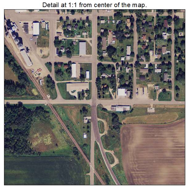 Rothsay, Minnesota aerial imagery detail
