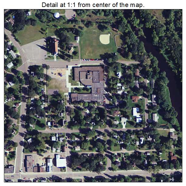 Royalton, Minnesota aerial imagery detail