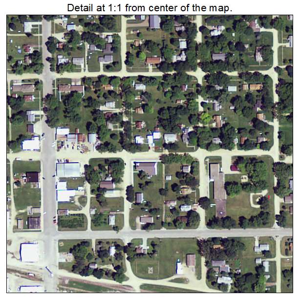 Rushmore, Minnesota aerial imagery detail