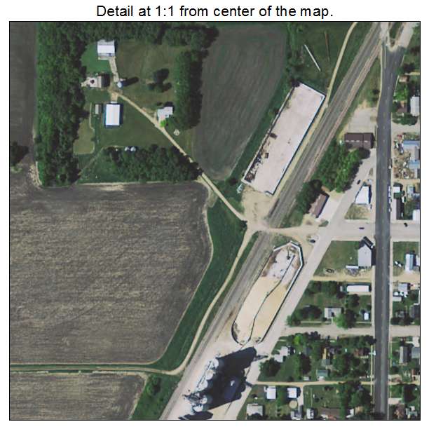 Ruthton, Minnesota aerial imagery detail