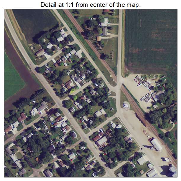 Sabin, Minnesota aerial imagery detail