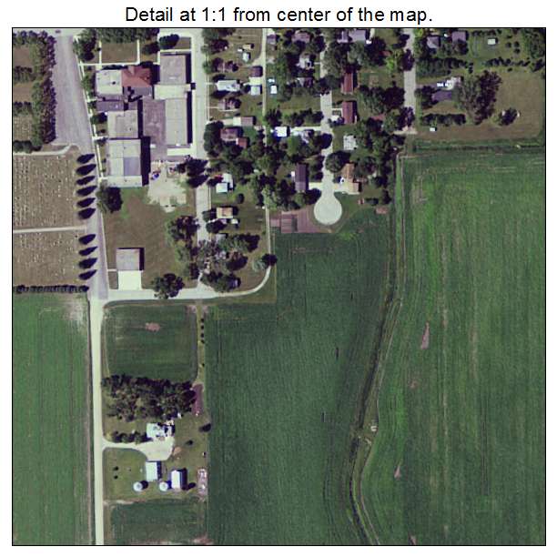 Sacred Heart, Minnesota aerial imagery detail