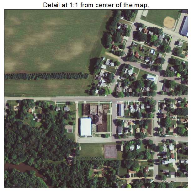 Sanborn, Minnesota aerial imagery detail