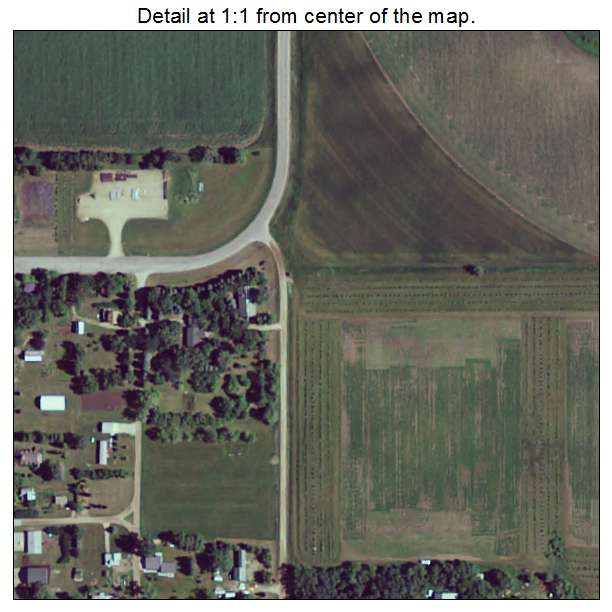 Sedan, Minnesota aerial imagery detail