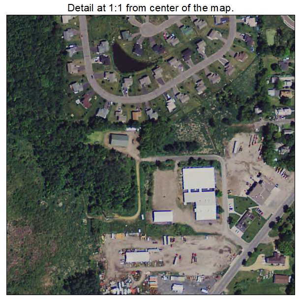 Shafer, Minnesota aerial imagery detail