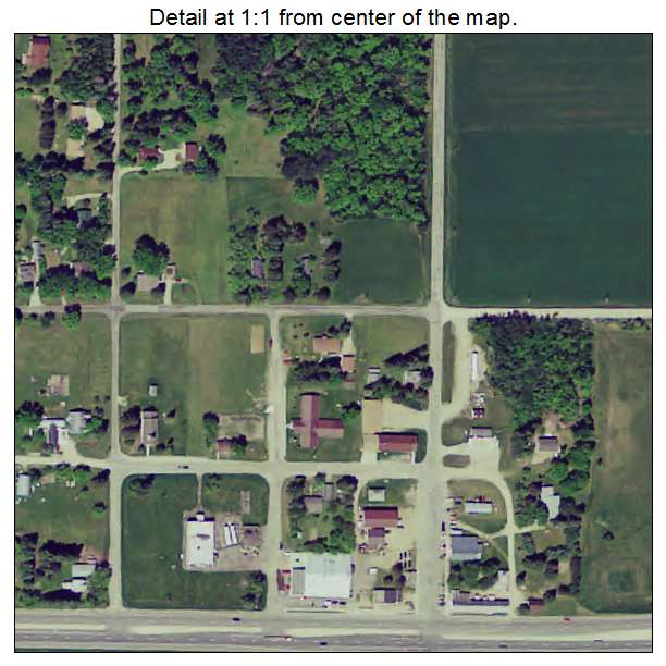 Solway, Minnesota aerial imagery detail