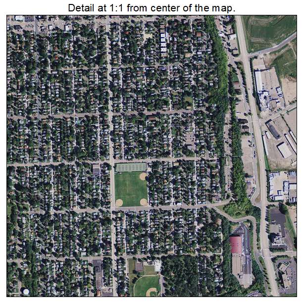 South St Paul, Minnesota aerial imagery detail