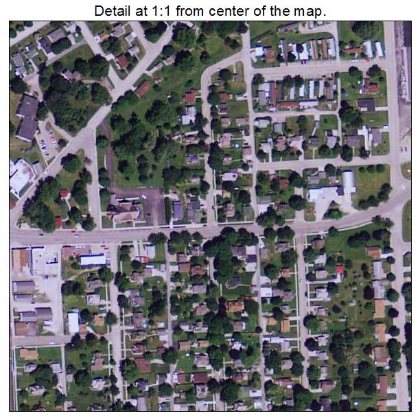 Spring Grove, Minnesota aerial imagery detail