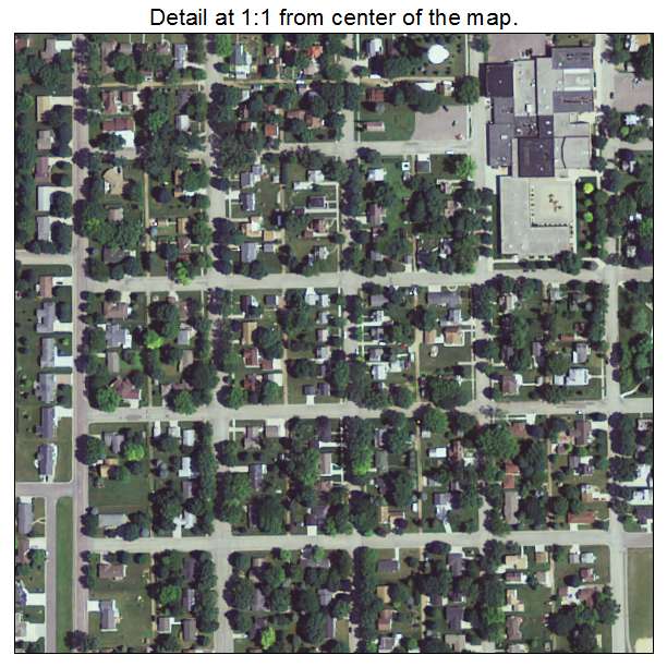 Springfield, Minnesota aerial imagery detail