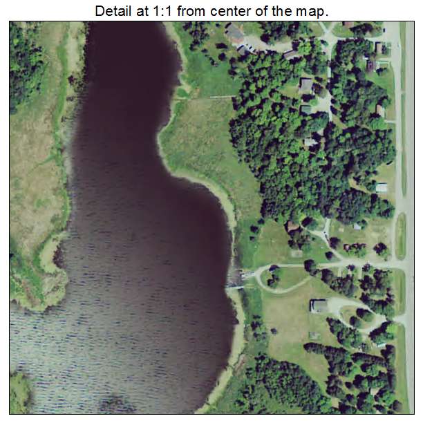 Squaw Lake, Minnesota aerial imagery detail