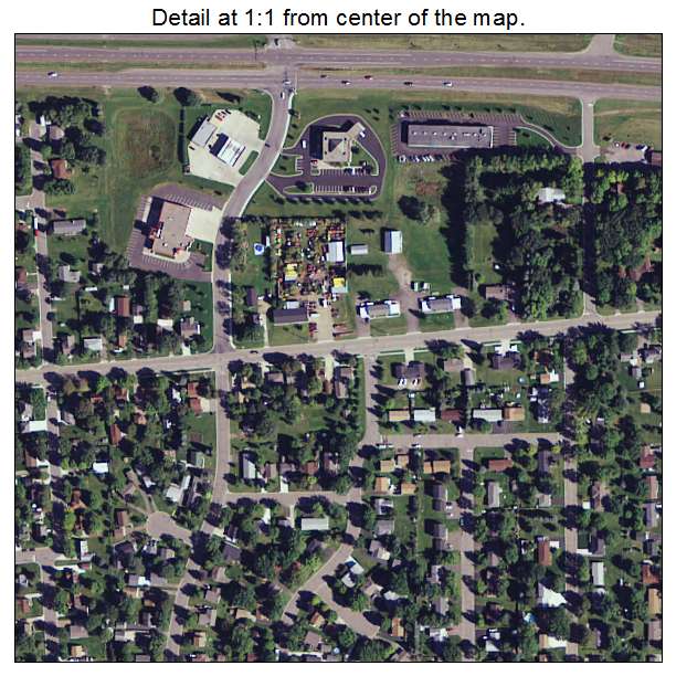 St Joseph, Minnesota aerial imagery detail