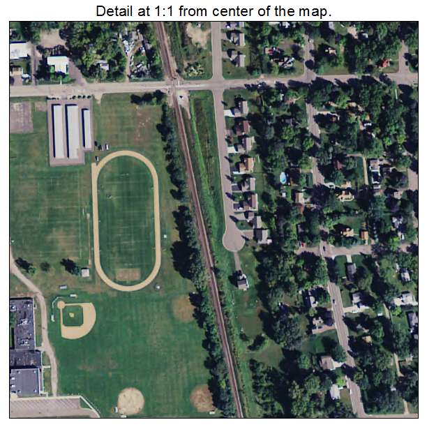 St Paul Park, Minnesota aerial imagery detail