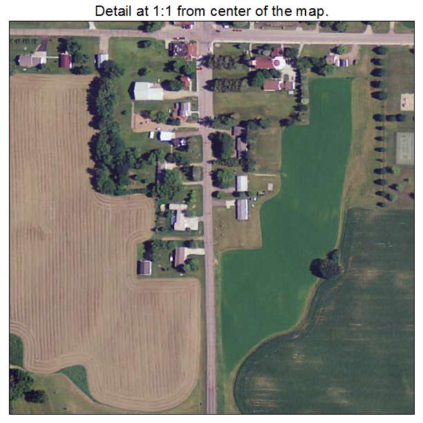 St Rosa, Minnesota aerial imagery detail