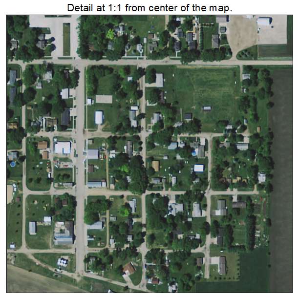 Steen, Minnesota aerial imagery detail