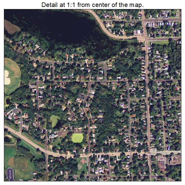 Stillwater, Minnesota aerial imagery detail