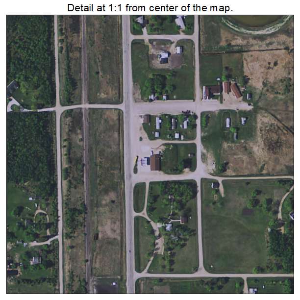 Strathcona, Minnesota aerial imagery detail