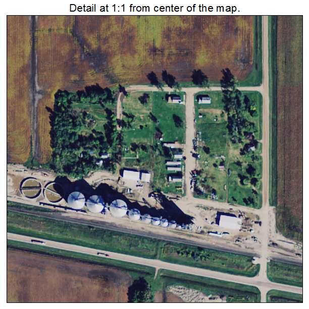 Tenney, Minnesota aerial imagery detail