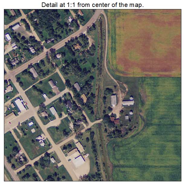 Tintah, Minnesota aerial imagery detail