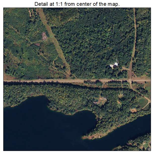 Trommald, Minnesota aerial imagery detail